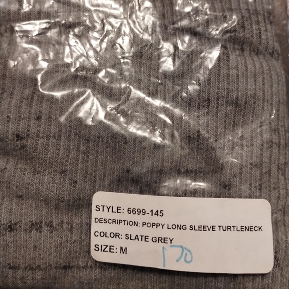 PROJECT SOCIAL T l Gray Marled Turtleneck l NWT l Sz XS & M - Picture 7 of 10